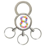 8 3-Ring Key Chain