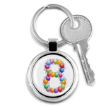 8 Key Chain (Round)