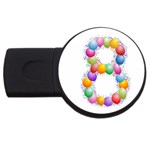 8 USB Flash Drive Round (4 GB)