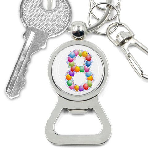 8 Bottle Opener Key Chain from ArtsNow.com Front