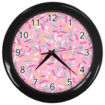 Sprinkles A3 Wall Clock (Black)