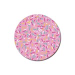 Sprinkles A3 Rubber Round Coaster (4 pack)