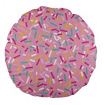 Sprinkles A3 Large 18  Premium Round Cushion 