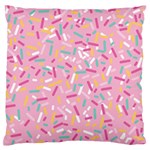 Sprinkles A3 Large Flano Cushion Case (One Side)
