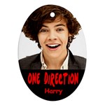 ONE DIRECTION HARRY CHRISTMAS ORNAMENT Ornament (Oval)