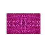 Pink sequins Sticker (Rectangular)