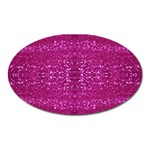 Pink sequins Magnet (Oval)