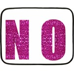 fuchsia sequin No Double Sided Fleece Blanket (Mini)
