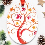 tree008 Ornament (Oval)