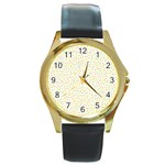 Image Round Gold Metal Watch