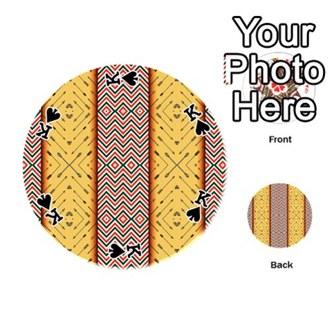 King Tribal Pattern Print from ArtsNow.com Front - SpadeK