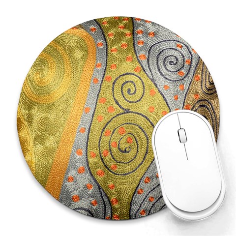 Abstract from ArtsNow.com 8 x8  Round Mousepad - 1
