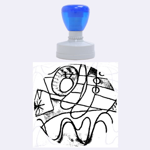Abstract from ArtsNow.com 1.875 x1.875  Stamp