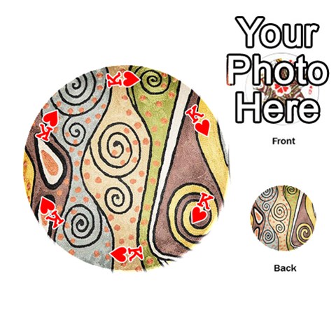 King Abstract from ArtsNow.com Front - HeartK