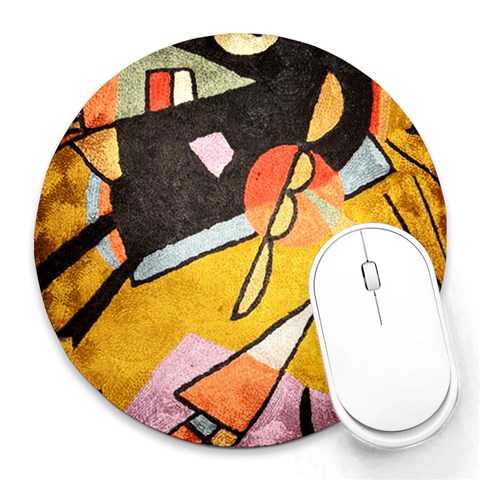 Abstract from ArtsNow.com 8 x8  Round Mousepad - 1