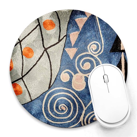 Abstract from ArtsNow.com 8 x8  Round Mousepad - 1
