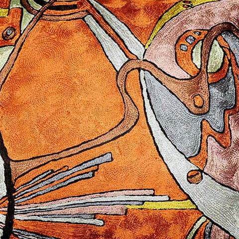 Abstract from ArtsNow.com 8 x8  Scrapbook Page - 1