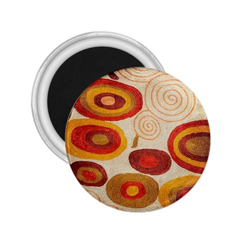 Abstract Ivory Swirls and Circles Art from ArtsNow.com Front