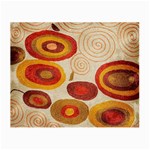 Abstract Ivory Swirls and Circles Art