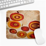 Abstract Ivory Swirls and Circles Art