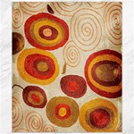 Abstract Ivory Swirls and Circles Art