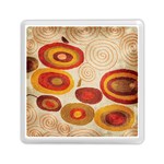 Abstract Ivory Swirls and Circles Art