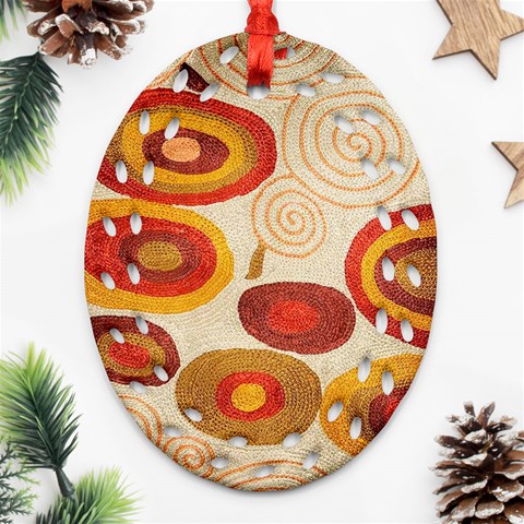 Abstract Ivory Swirls and Circles Art from ArtsNow.com Back