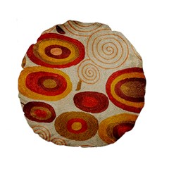 Abstract Ivory Swirls and Circles Art from ArtsNow.com Back