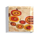 Abstract Ivory Swirls and Circles Art