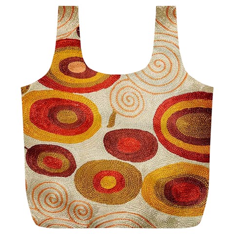 Abstract Ivory Swirls and Circles Art from ArtsNow.com Front