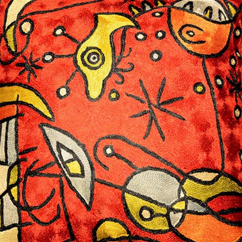 Abstract Mars Invasion from ArtsNow.com 8 x8  Scrapbook Page - 1