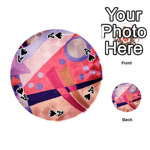 Ace Abstract Modern Abstract Design Print from ArtsNow.com Front - SpadeA
