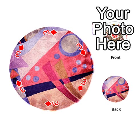 Abstract Modern Abstract Design Print from ArtsNow.com Front - Diamond3