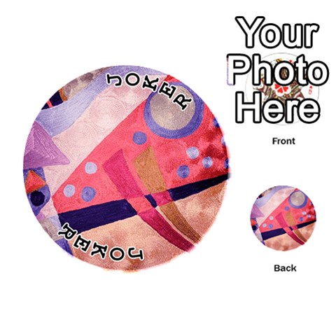 Abstract Modern Abstract Design Print from ArtsNow.com Front - Joker1
