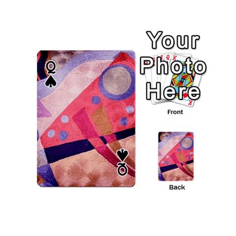 Queen Abstract Modern Abstract Design Print from ArtsNow.com Front - SpadeQ
