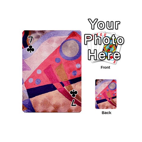 Abstract Modern Abstract Design Print from ArtsNow.com Front - Club7