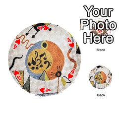 Abstract Music Splurge Deco from ArtsNow.com Front - Heart4