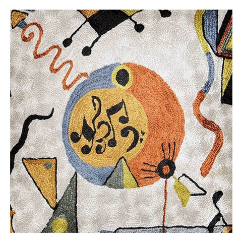 Abstract Music Splurge Deco from ArtsNow.com 3.75 x3.75  Memopad