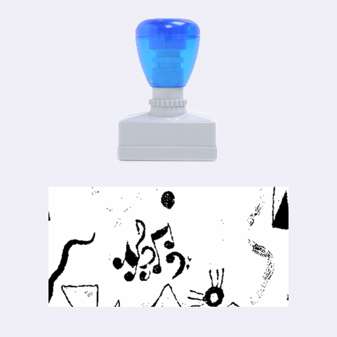 Abstract Music Splurge Deco from ArtsNow.com 1.34 x0.71  Stamp
