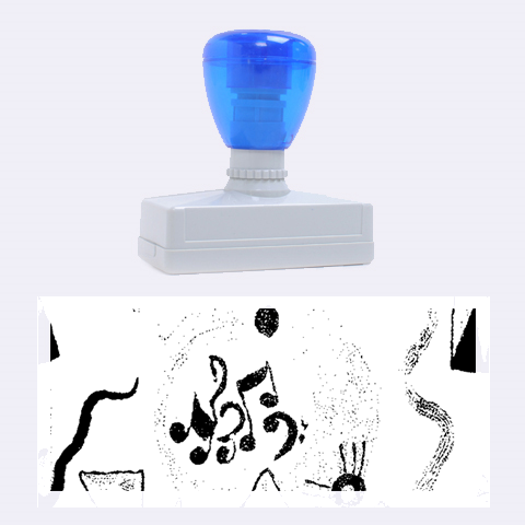 Abstract Music Splurge Deco from ArtsNow.com 2.26 x1.05  Stamp