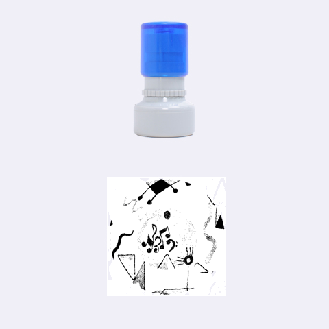 Abstract Music Splurge Deco from ArtsNow.com 1.12 x1.12  Stamp