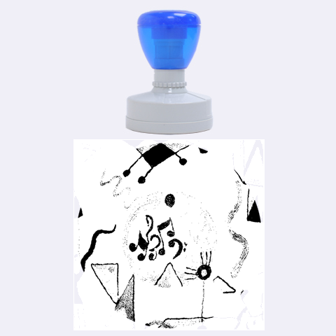 Abstract Music Splurge Deco from ArtsNow.com 1.875 x1.875  Stamp