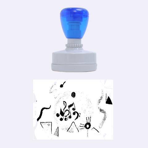 Abstract Music Splurge Deco from ArtsNow.com 1.88 x1.37  Stamp
