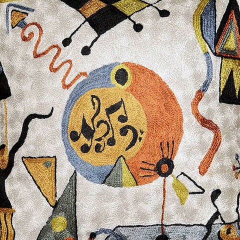 Abstract Music Splurge Deco from ArtsNow.com Front