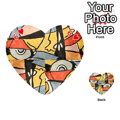 Abstract Musical Mystery Design from ArtsNow.com Front - Heart6