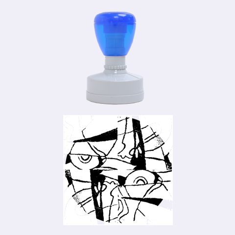 Abstract Musical Mystery Design from ArtsNow.com 1.5 x1.5  Stamp