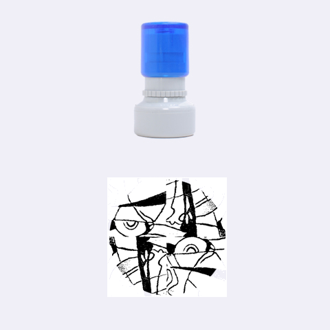 Abstract Musical Mystery Design from ArtsNow.com 1.12 x1.12  Stamp