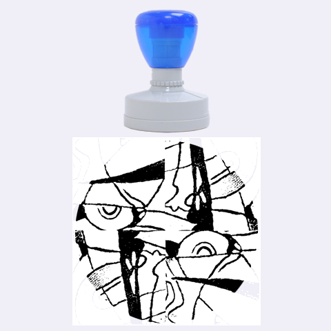 Abstract Musical Mystery Design from ArtsNow.com 1.875 x1.875  Stamp