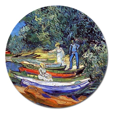 Abstract Boats on the Banks from ArtsNow.com Front