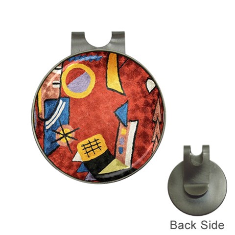 Abstract Red Geometric Art Deco Shapes from ArtsNow.com Front